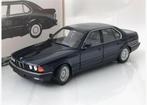 BMW 7-Series 730i (e32) Dark Blue Metallic 1:18 MINICHAMPS, Ophalen of Verzenden, Zo goed als nieuw, MiniChamps