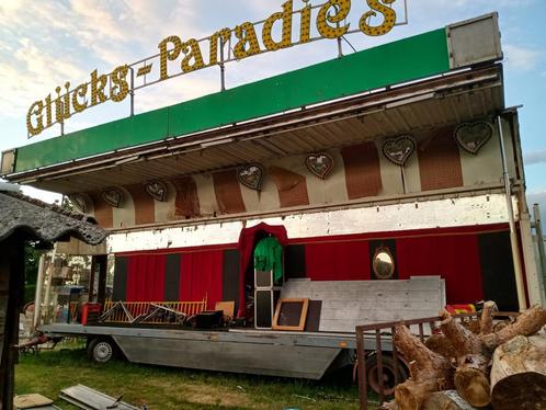 Podiumwagen Schausteller foodtruck woonwagen, Doe-het-zelf en Verbouw, Bouwketen en Schaftketen, Gebruikt, Ophalen