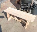 Bank zonder rugleuning, Tuin en Terras, Picknicktafels, Ophalen, Zo goed als nieuw, Rond