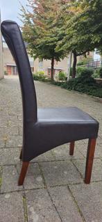 4 Gebruikte Leren Stoelen - Bezorging Mogelijk!, Huis en Inrichting, Stoelen, Ophalen of Verzenden