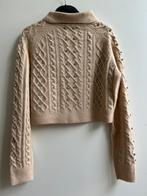 LUMINA kort vestje camel met strass mt TU, Prato, Italie, LUMINA, -, Verzenden