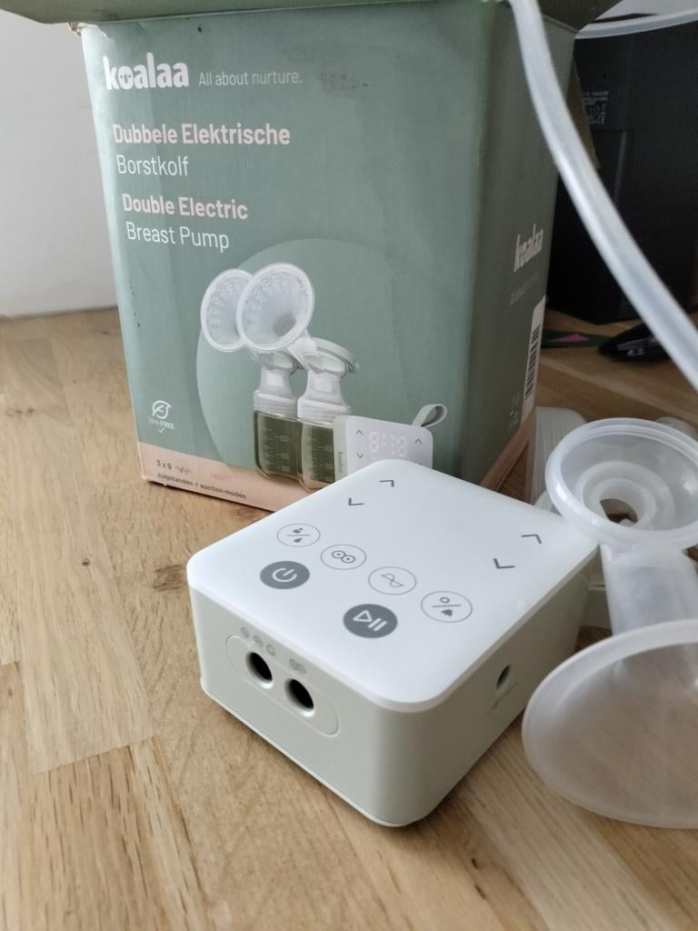 Koalaa Dubbele Elektrische Borstkolf - Nieuwstaat, Ophalen, Zo goed als nieuw, Borstkolf