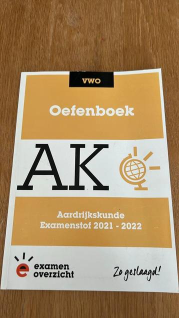 ExamenOverzicht - Oefenboek Examenstof Aardrijkskunde VWO beschikbaar voor biedingen