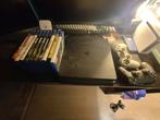 PS4 met 8 Games & 2 Controllers, Met 2 controllers, Ophalen of Verzenden, Original, 500 GB