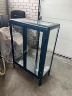 Vitrine kast, Huis en Inrichting, Kasten | Vitrinekasten, Ophalen, 50 tot 100 cm, Zo goed als nieuw, 150 tot 200 cm