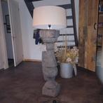 Stoere Staande Lamp - 152cm Hoog, Grote Kap, Ophalen, Gebruikt, Stoer, Stof