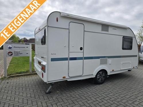 Adria Aviva 442 PH + mover + tent + luifel, Caravans en Kamperen, Caravans, Bedrijf, tot en met 4, 750 - 1000 kg, Treinzit, Adria
