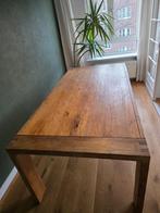 Houten tafel / wooden table, Huis en Inrichting, Tafels | Eettafels, Ophalen, Gebruikt, Eikenhout, 200 cm of meer