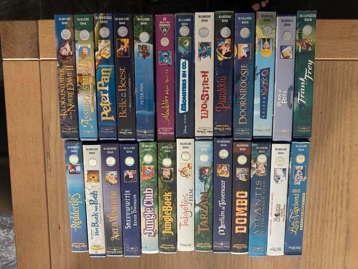 Disney VHS Collectie - 26 Banden!, Cd's en Dvd's, VHS | Film, Gebruikt, Nederlandstalig, Alle leeftijden, Ophalen