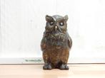 063* Bronzen ransuil (Boven €75 geen verzendkosten), Ophalen of Verzenden, Nieuw, Overige materialen, Dierenbeeld