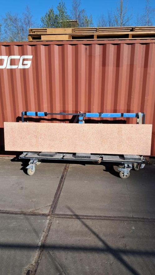 karakteristiek terrazzo aanrechtblad, Huis en Inrichting, Keuken | Keukenelementen, 200 cm of meer, 50 tot 75 cm, Rood, Overige kleuren
