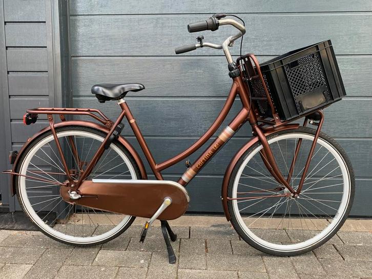 Zeer nette Cortina U4 dames transportfiets 3 versnellingen, Fietsen en Brommers, Fietsen | Dames | Damesfietsen, Zo goed als nieuw