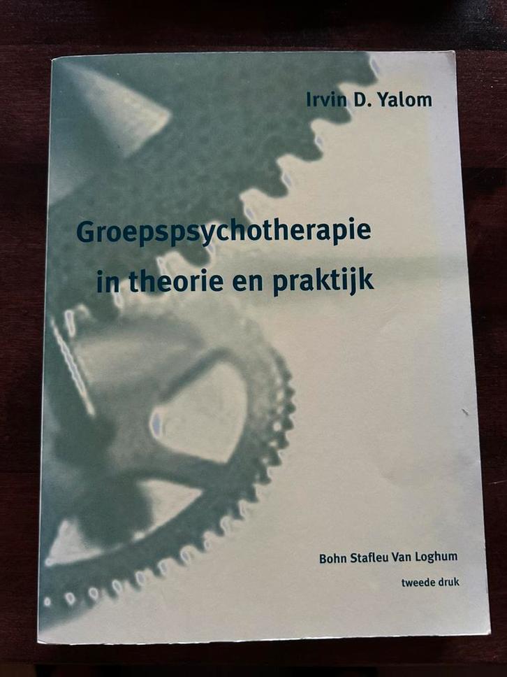 I.D. Yalom - Groepspsychotherapie in theorie en praktijk, Boeken, Psychologie, Zo goed als nieuw, Ophalen of Verzenden