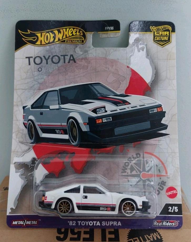 Hot Wheels Premium Toyota Supra (World Tour), Hobby en Vrije tijd, Modelauto's | Overige schalen, Nieuw, Auto, Ophalen of Verzenden