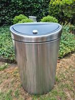 Brabantia touch bin 45L, matt steel, vuilniszak, prullenbak, Ophalen, Gebruikt, Rvs, 50 tot 75 cm
