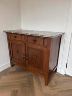 Antiek dressoir marmer blad, Huis en Inrichting, Kasten | Dressoirs, Ophalen, Zo goed als nieuw, 25 tot 50 cm
