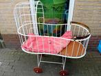 Antieke wieg/kinderwagen, Ophalen, Gebruikt, Wieg