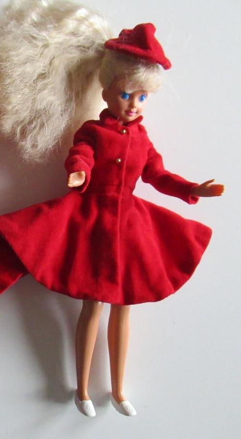 Barbie Vintage Red Flaire Skipper uit 1987 kleding uit 1963, Verzamelen, Poppen, Gebruikt, Pop, Ophalen