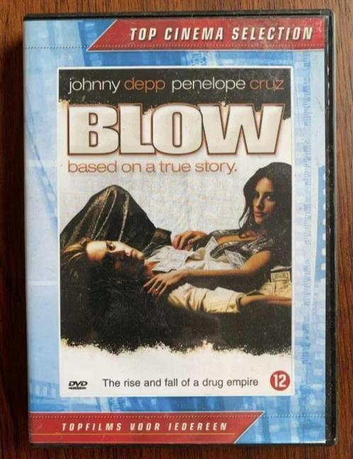 DVD Blow met Johnny Depp en Penelope Cruz, Cd's en Dvd's, Dvd's | Thrillers en Misdaad, Zo goed als nieuw, Vanaf 12 jaar, Ophalen of Verzenden