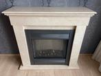 Faber Elektrische Haard met Marmeren Schouw, Huis en Inrichting, Kachels, Gebruikt, Overige soorten, Elektrisch, Ophalen of Verzenden