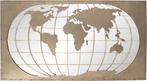 Wereldkaart Spiegel Groot, 100 tot 150 cm, Nieuw, Ophalen of Verzenden, 100 tot 125 cm