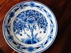 Puntgaaf delfts blauw wandbord "Levensboom" doorsn. 18 cm., Ophalen