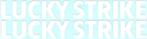 Lucky Strike sticker set #3, Ophalen of Verzenden