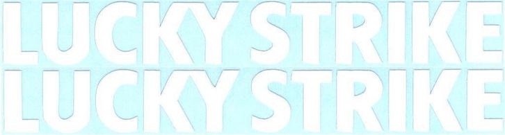 Lucky Strike sticker set #3, Motoren, Accessoires | Stickers, Ophalen of Verzenden