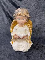 Schattig Engel Beeldje met Boek, Antiek en Kunst, Ophalen of Verzenden