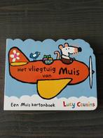 Lucy Cousins - Het vliegtuig van Muis, Lucy Cousins, Ophalen of Verzenden, Uitklap-, Voel- of Ontdekboek, 0 tot 6 maanden