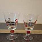 NIEUW Blond Amsterdam Kerst Wijnglazen, Glas of Glazen, Blond Amsterdam, Nieuw, Ophalen of Verzenden