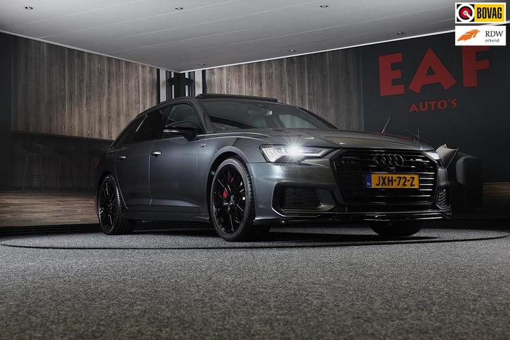 Audi A6 Avant 55 TFSI e Quattro RS6 Look / Head Up / Carbon, Auto's, Audi, Bedrijf, Te koop, A6, 360° camera, 4x4, ABS, Achteruitrijcamera