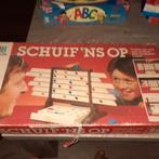 Schuif 'ns Op - Vintage Bordspel, Hobby en Vrije tijd, Gezelschapsspellen | Bordspellen, Een of twee spelers, Ophalen of Verzenden