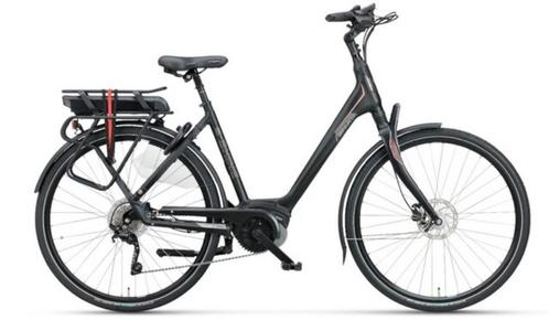Sparta A-shine m10b D53 Matt zwart met lage instap, Fietsen en Brommers, Elektrische fietsen, Zo goed als nieuw, Sparta, 51 tot 55 cm