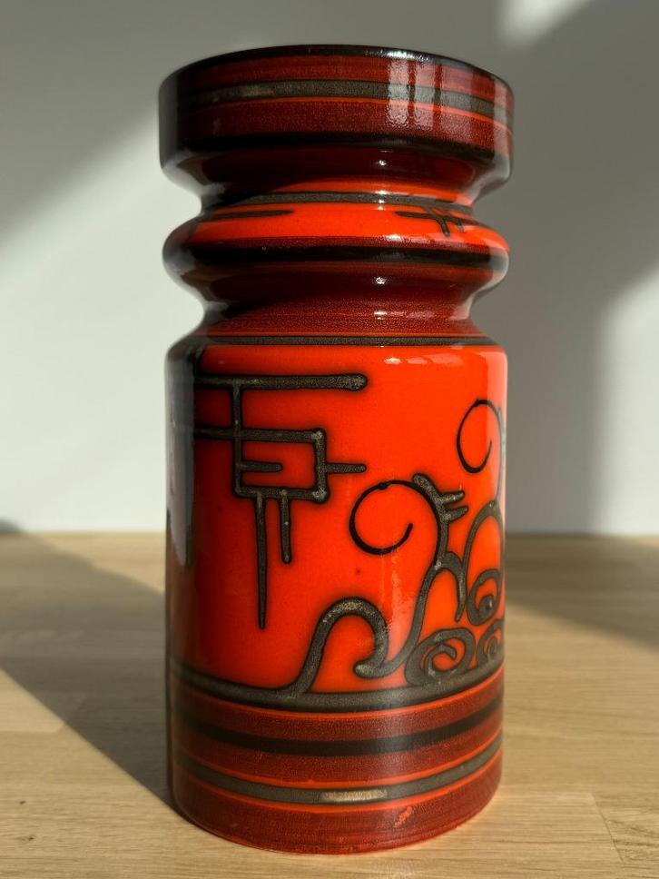 Vintage Flora Gouda vaas – model Tokio 916, Antiek en Kunst, Antiek | Vazen, Ophalen of Verzenden