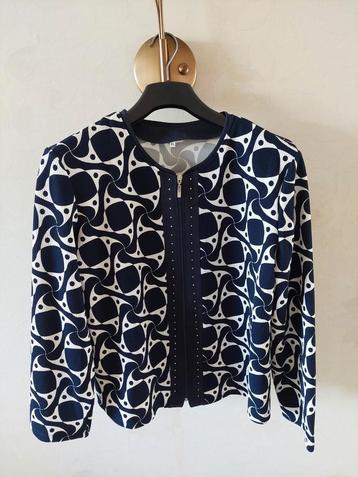 Damesvest, zwart/wit, XL beschikbaar voor biedingen
