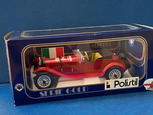 Alfa Romeo 6C1750 Mille Miglia Polistil 1/16, Hobby en Vrije tijd, Modelauto's | 1:18, Zo goed als nieuw, Auto, Overige merken
