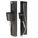 Buitenkraan Staal Antraciet, Ophalen, Zo goed als nieuw