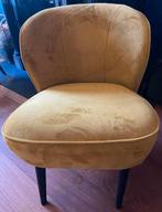 Woood Sara okergeel fauteuil, Huis en Inrichting, Fauteuils, Ophalen, Zo goed als nieuw, 75 tot 100 cm
