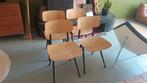 4x HAY Ahrend Result stoel design Friso Kramer naturel eik, Huis en Inrichting, Gebruikt, Bruin, Ophalen of Verzenden, Vier