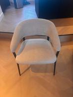 Eetkamerstoel Liv - stof - beige - leenbakker - set 4, Huis en Inrichting, Stoelen, Ophalen, Wit, Zo goed als nieuw, Vier