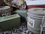 Gamellen Etenspotten & Munitiekisten - Set van 4, Verzamelen, Militaria | Algemeen, Ophalen