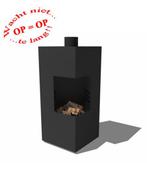 Sfeervol zwart gecoat "hoek" tuinhaard Arvid | Houtgestookt, Tuin en Terras, Tuinhaarden, Ophalen, Nieuw