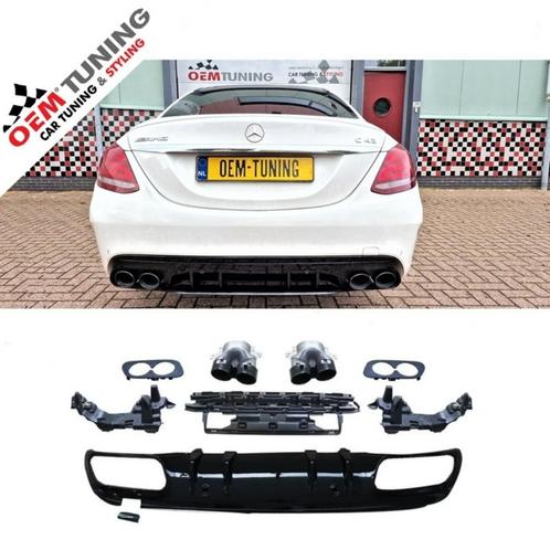 Mercedes-Benz C-Class W205 C43 AMG Diffuser | 2014-2020 |, Auto diversen, Tuning en Styling, Ophalen of Verzenden