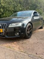 Audi A5 3.2 FSI 195KW Coupe Multitronic 2008 Zwart, 4 stoelen, Zwart, Bruin, 92 €/maand