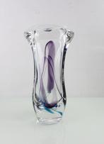 Vintage vaas Max Verboeket, Kristalunie Maastricht., Antiek en Kunst, Ophalen of Verzenden