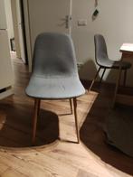 Eetkamerstoel Gijs , vier stoelen, Huis en Inrichting, Stoelen, Ophalen, Gebruikt, Grijs, Vier