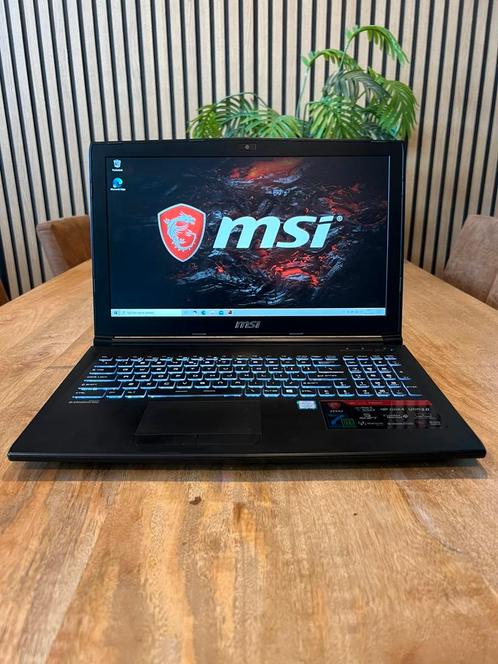 Zeer nette MSI game / gaming laptop | GTX 1050, Computers en Software, Windows Laptops, Zo goed als nieuw, 15 inch, HDD, SSD, 2 tot 3 Ghz
