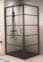 Novellini Douche deur 66-72cm breed matzwart. Zonder zijwand, Ophalen, Nieuw