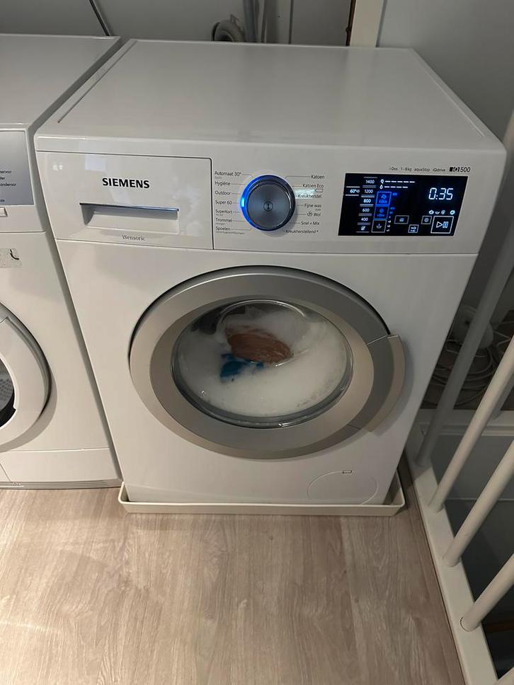 Siemens wasmachine - 5 jaar oud - ophalen vanaf 24 okt, Witgoed en Apparatuur, Wasmachines, Gebruikt, Voorlader, 6 tot 8 kg, 85 tot 90 cm